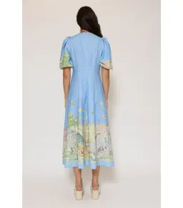 Alemais Anouk Midi Dress Sky Size AU 10 for rent on The Volte - image 3