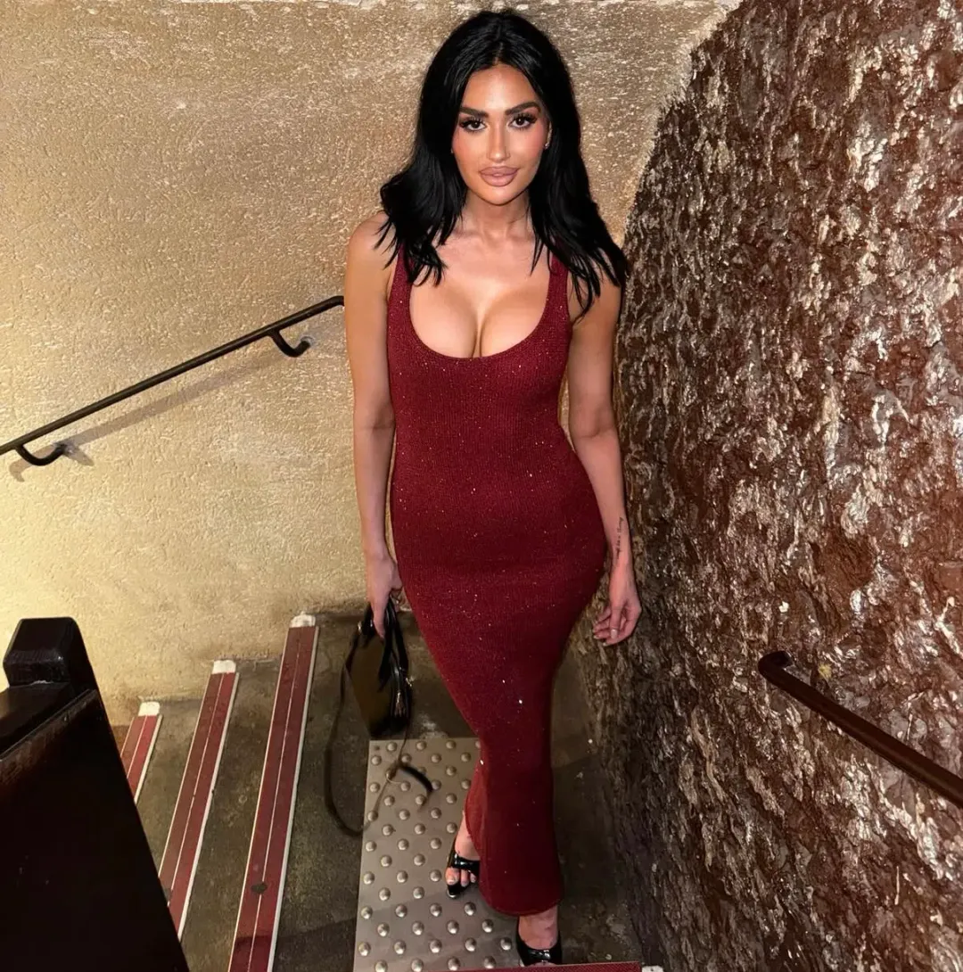 Asta Resort Ana Maxi Dress Wine Sequin Size L / AU 12 for rent on The Volte - main image