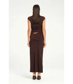 Benni Royce Maxi Dress Brown Size AU 10 for rent on The Volte - image 3