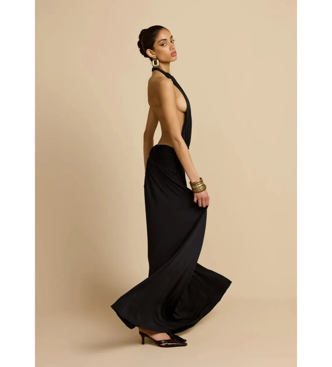 Arcina Ori Santina Maxi Dress Black Size S / AU 8 for rent on The Volte - main image