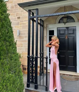 Natalie Rolt Winona Maxi Gown Blossom Pink Size 1 / AU 8 for rent on The Volte - image 4