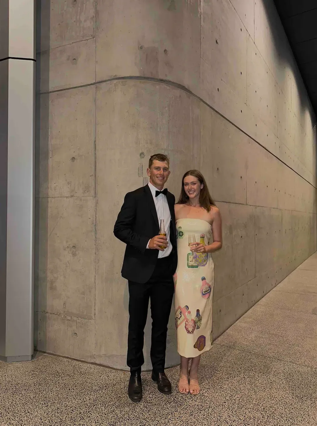 Alemais Chesca Midi Dress Cream Sequin Size AU 12  for rent on The Volte - main image