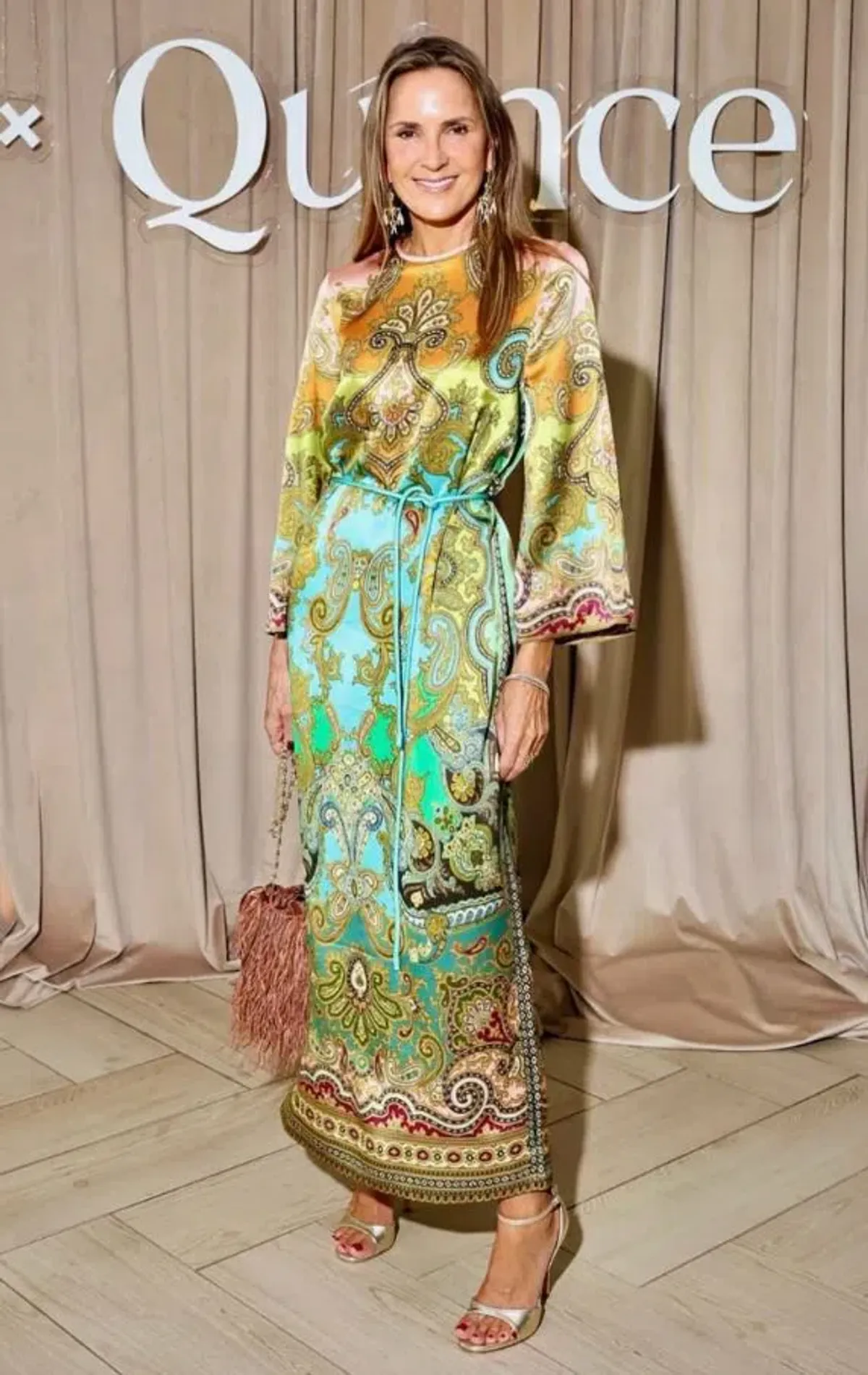 Alemais Clemenza Silk Midi Dress Size 8 for rent on The Volte - main image