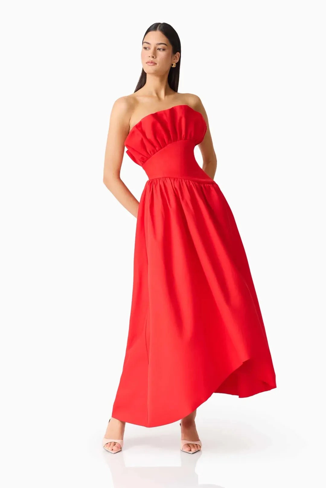 Elliatt Laurel Gown Red Size M / AU 10 for rent on The Volte - main image
