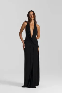 Natalie Rolt Winona Gown Black Size 1 / 8 AU for rent on The Volte - image 1