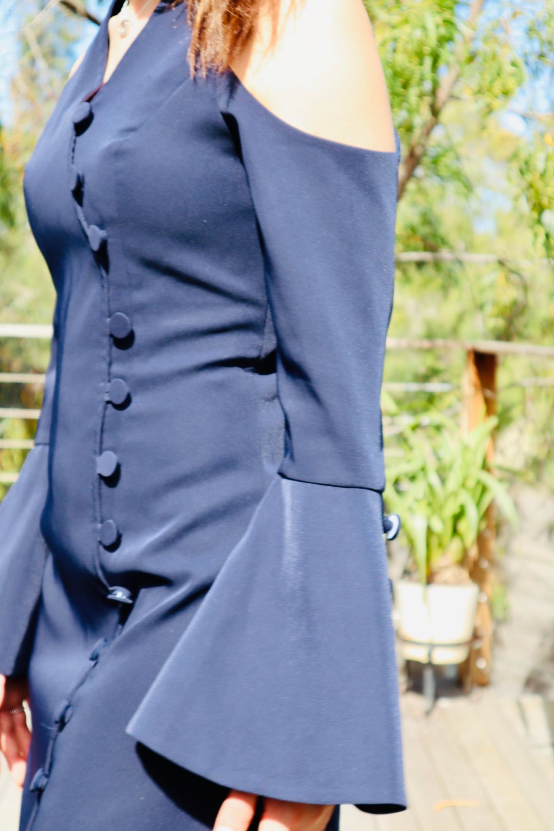 Navy blue Suite Dress Mossman Size 8-10 for rent on The Volte - main image