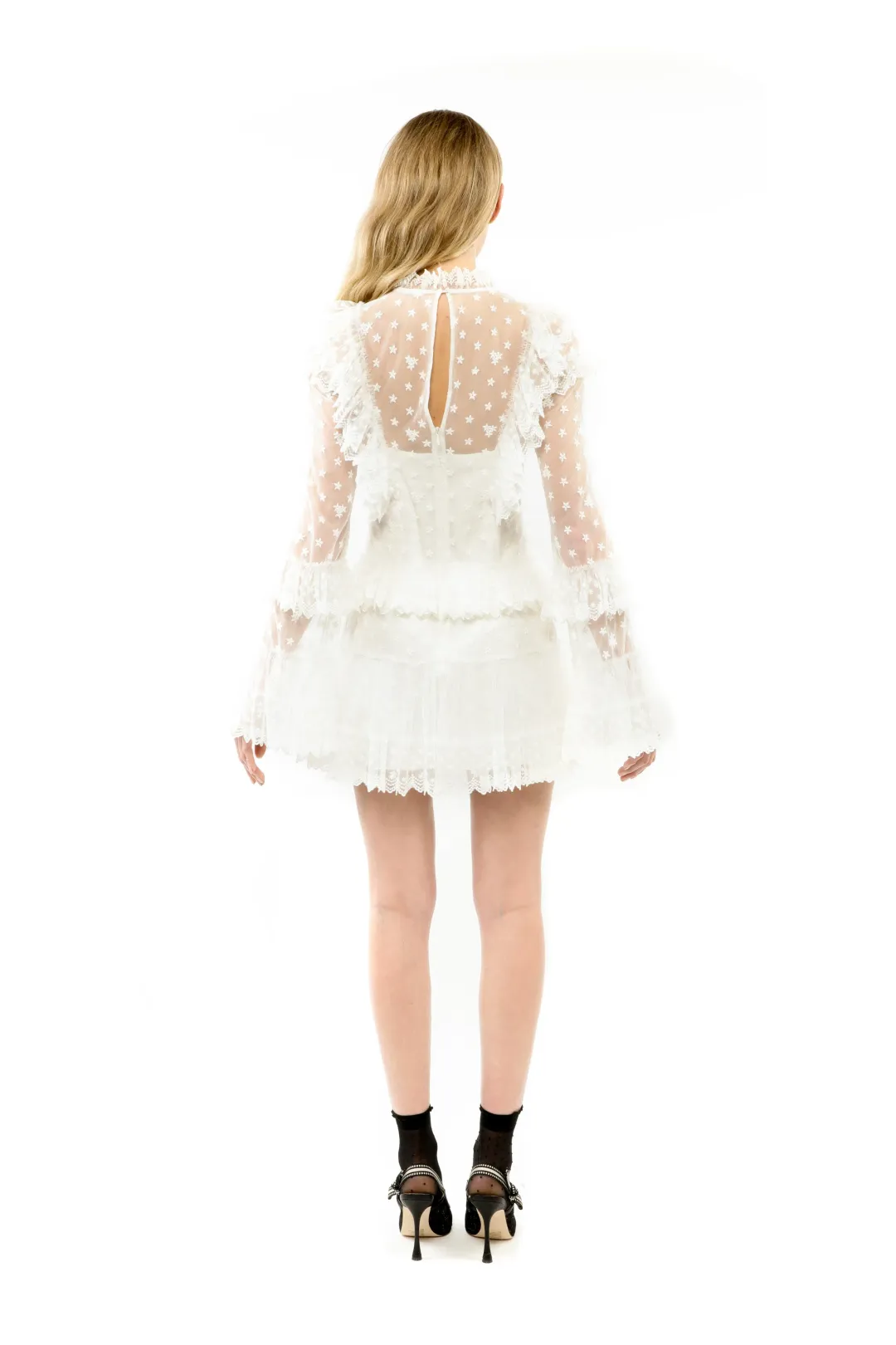 Cecilia Dress White for rent on The Volte - main image