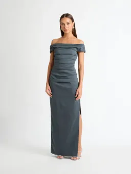 Sheike Elissa Gown Grey Size 18 for rent on The Volte - image 1