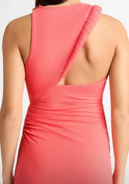 Sheike Portland Midi Dress Peach  Size 18  for rent on The Volte - image 2