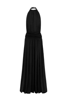 Arcina Ori Santina Floor Length Dress in Black Size 10 for rent on The Volte - image 3