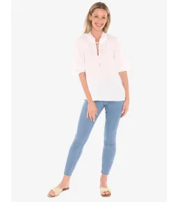 Jump Ruffle Neck Top White Size AU 16  for rent on The Volte - image 1