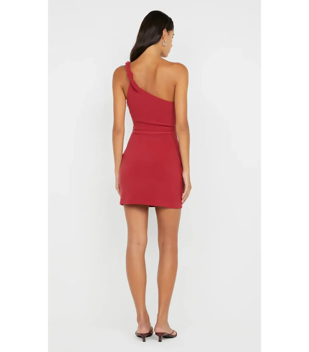 Bec & Bridge Ariven Asym Mini Dress Red Size AU 14 for rent on The Volte - main image
