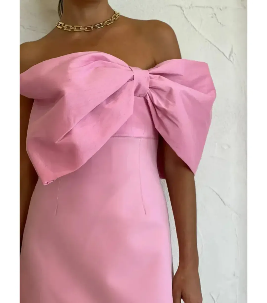 Rachel Gilbert Kace Mini Dress Pink Size 2 / AU 10 for rent on The Volte - main image