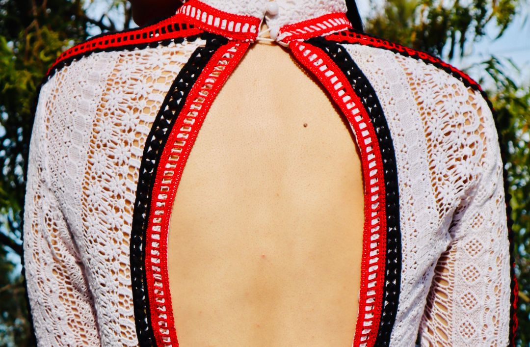 Mossman The Long and Winding Road Lace Dress Multi Size 8 for rent on The Volte - main image