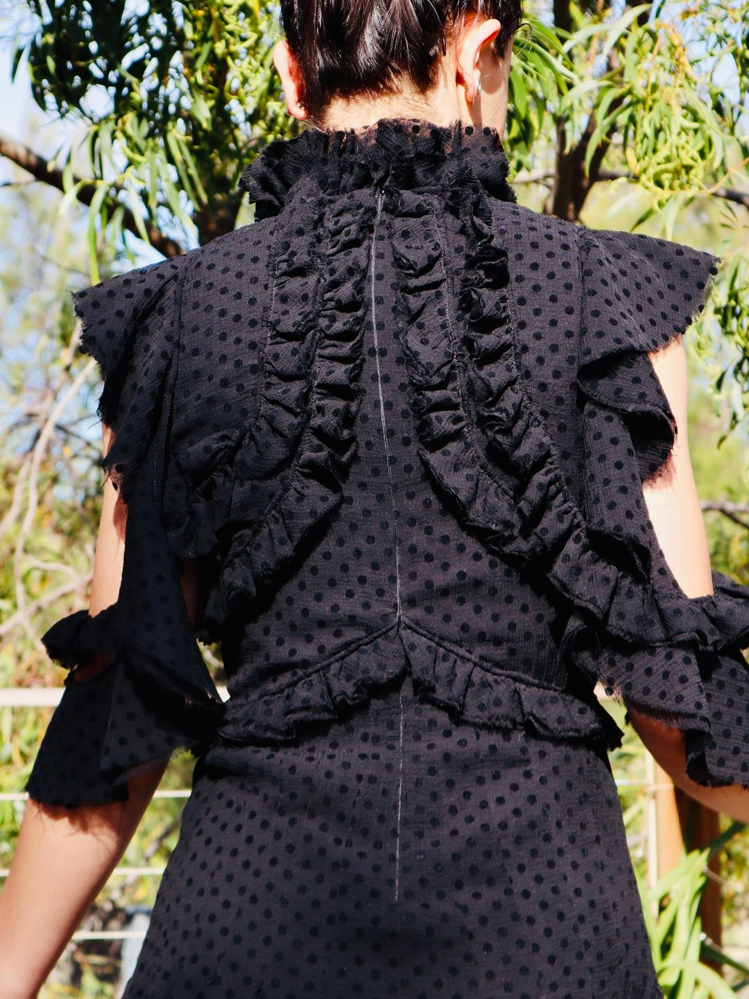 Mossman She Spotted Me Dress Black Size 8 for rent on The Volte - main image