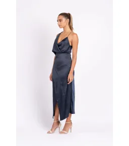 One Fell Swoop Muse Midi Dress Navy Size AU 10 for rent on The Volte - image 3