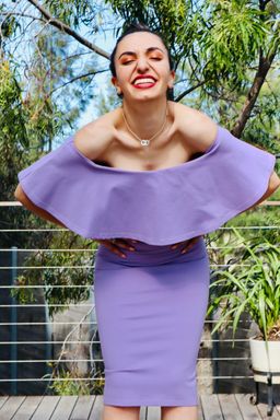 Mossman Kiss and Tell Dress Lilac Size 6 for rent on The Volte - image 4