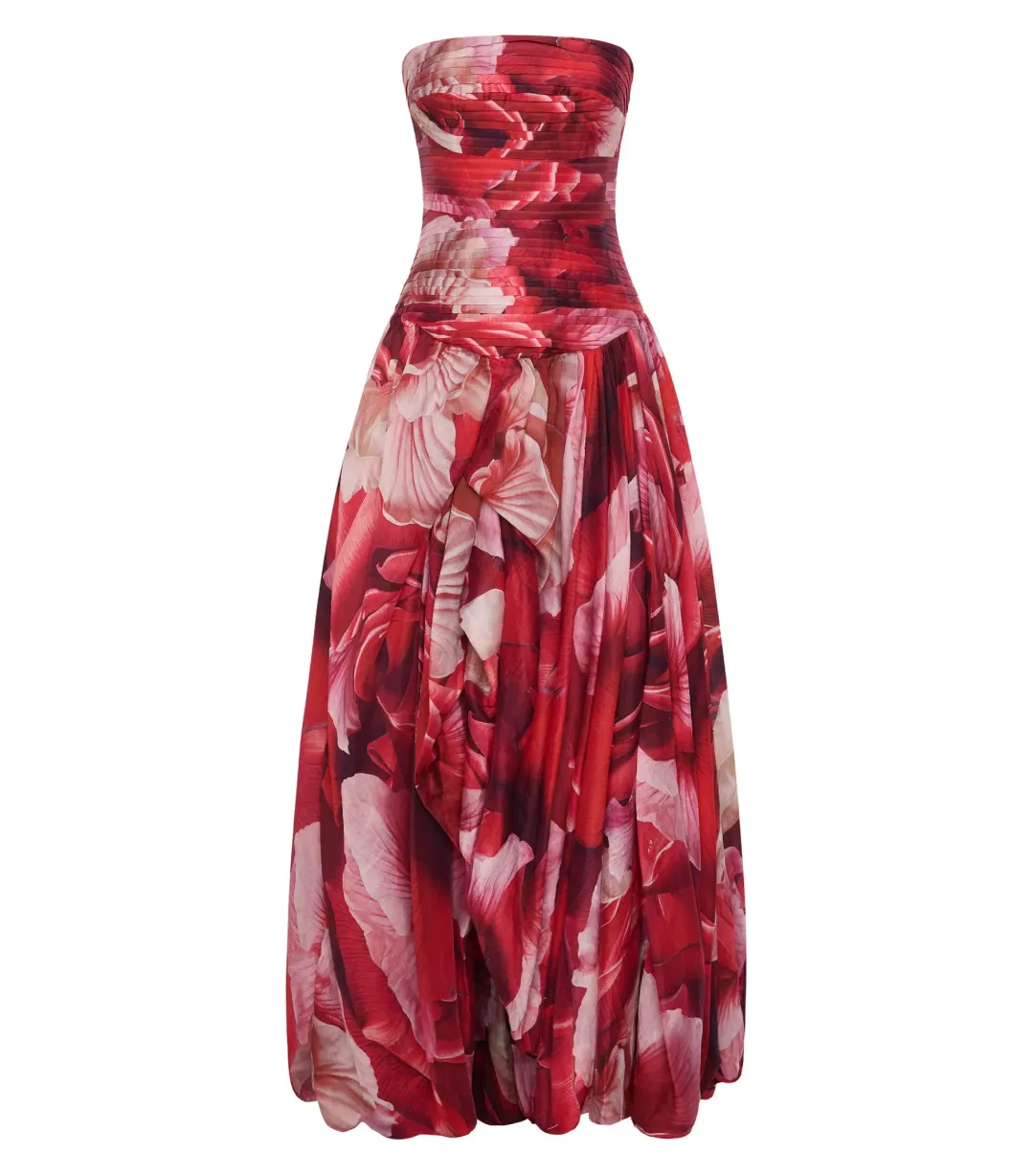 Aje Flora Maxi Gown Prismatic Floral Red Size AU 8 for rent on The Volte - main image