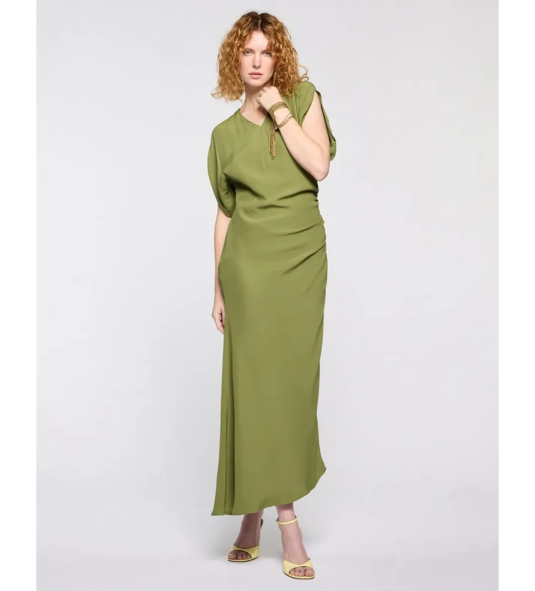 Sass & Bide The Ivy Dance Dress in Khaki Size 1 / Au 12 for rent on The Volte - main image