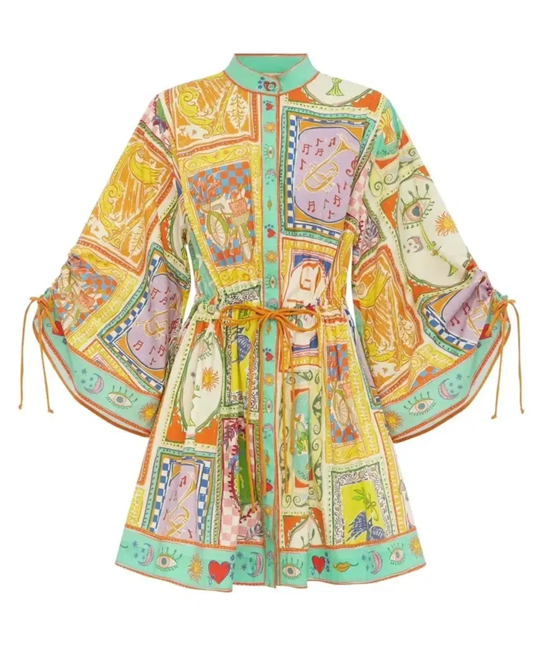 Alemais Holiday Go To Mini Dress Multi Size 16 for rent on The Volte - main image