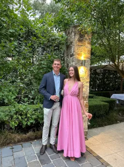 Aje Vellum Maxi Dress Cerise Pink Size 12 for rent on The Volte - image 2