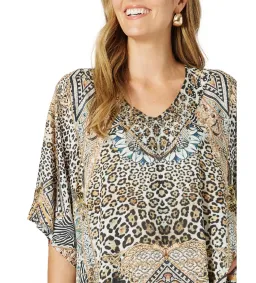 Hammock and Vine Emerson Top Animal Print Size AU 8 for rent on The Volte - image 2