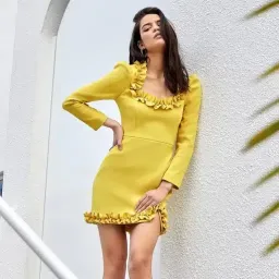 Rebecca Vallance Baci Long Sleeve Dress Size 14 for rent on The Volte - image 1