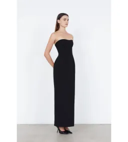 Capsule WD Strapless Column Maxi Dress Black Size AU 12 for rent on The Volte - image 2