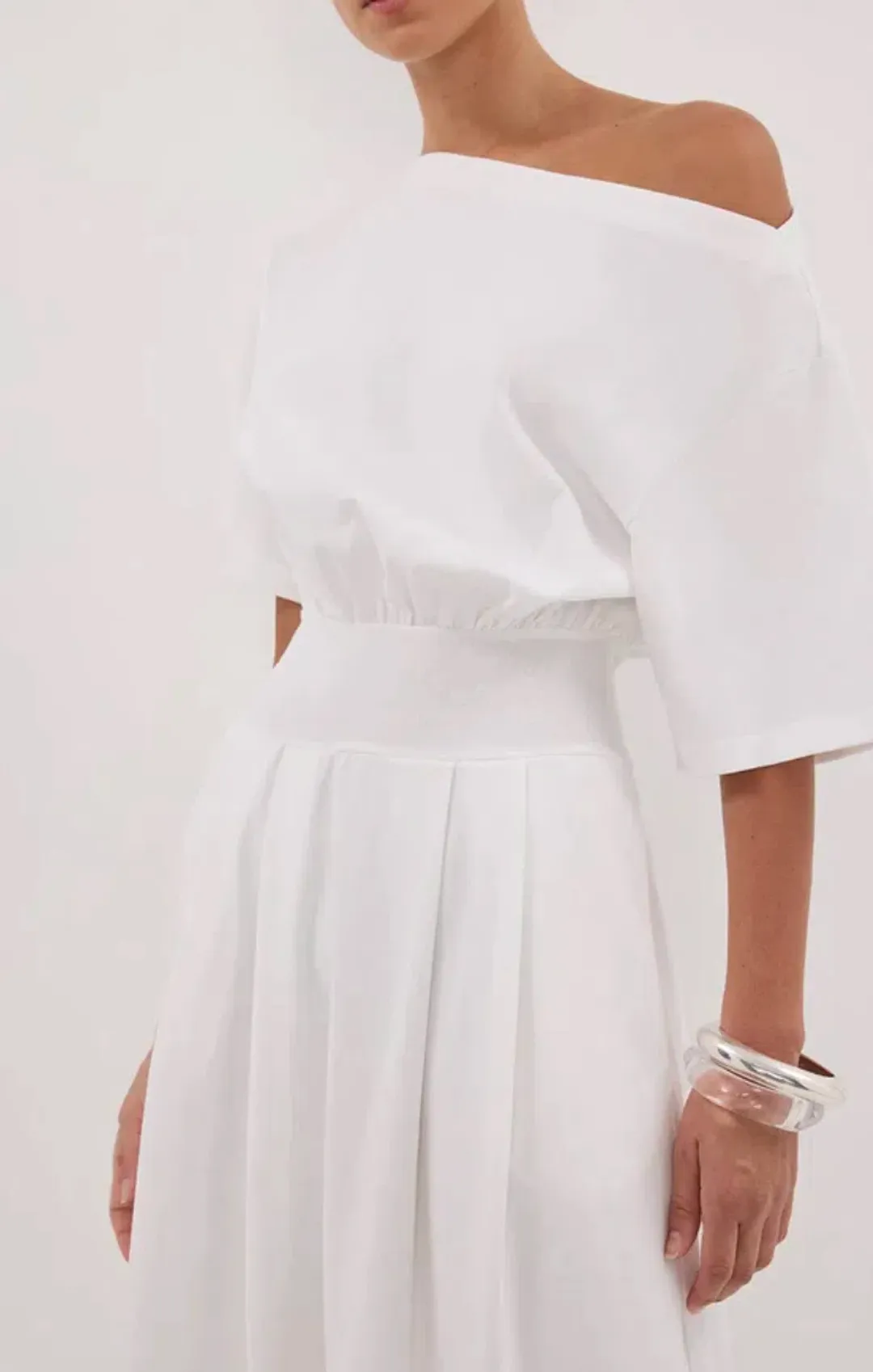 Esme White Dress for rent on The Volte - main image