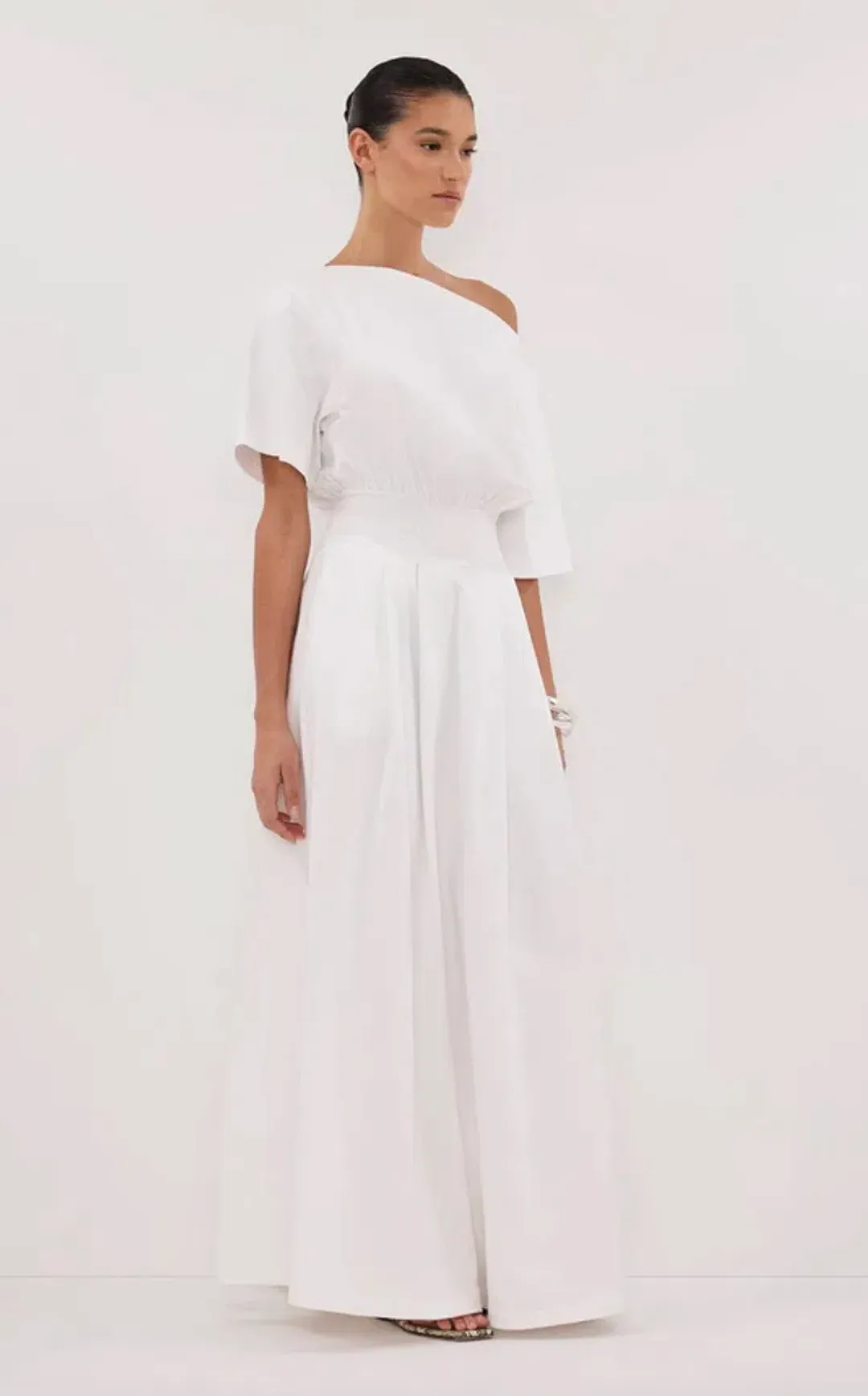 Esme White Dress for rent on The Volte - main image