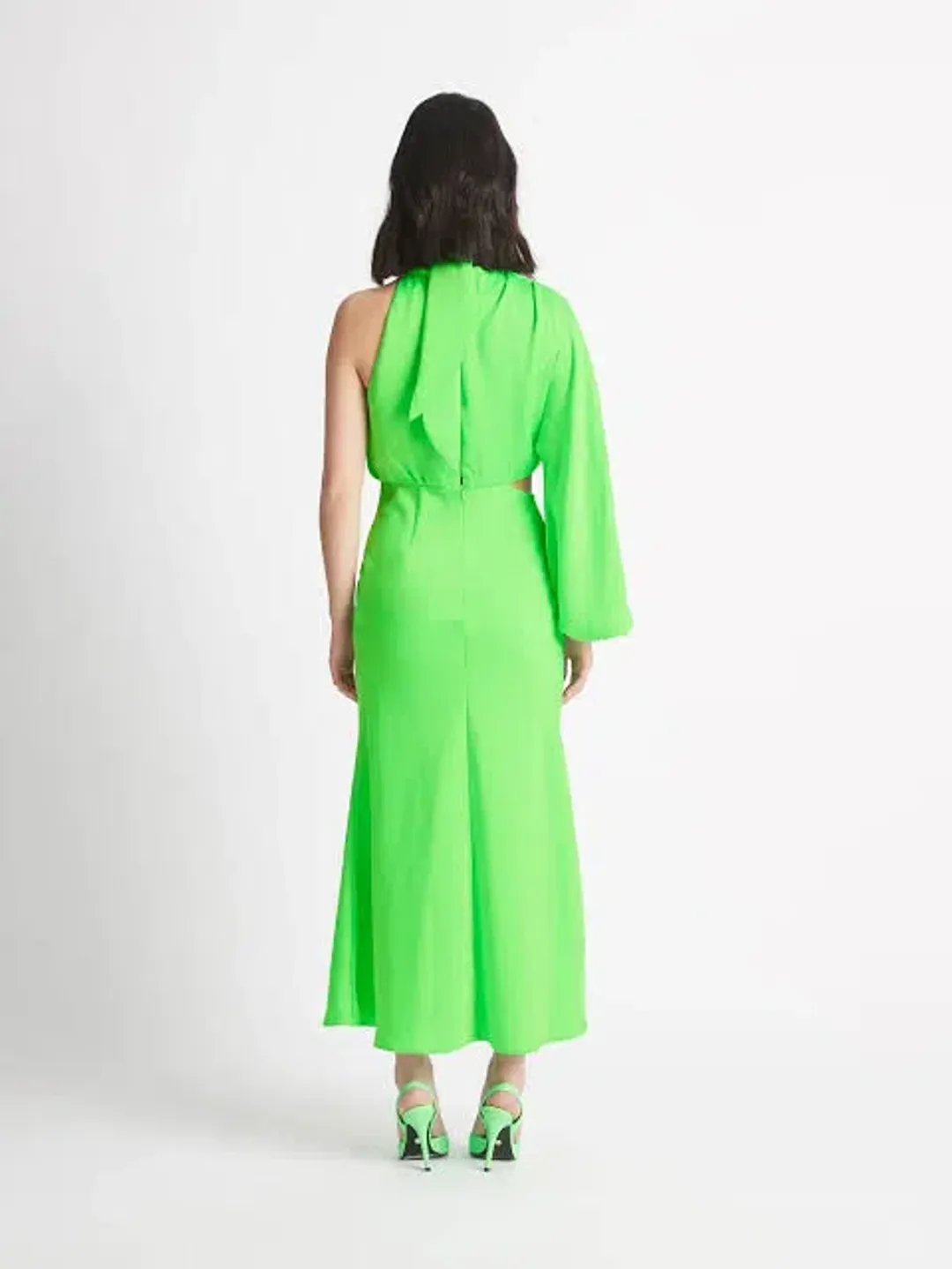 Sheike Olivia Maxi Dress Neon Green for rent on The Volte - main image
