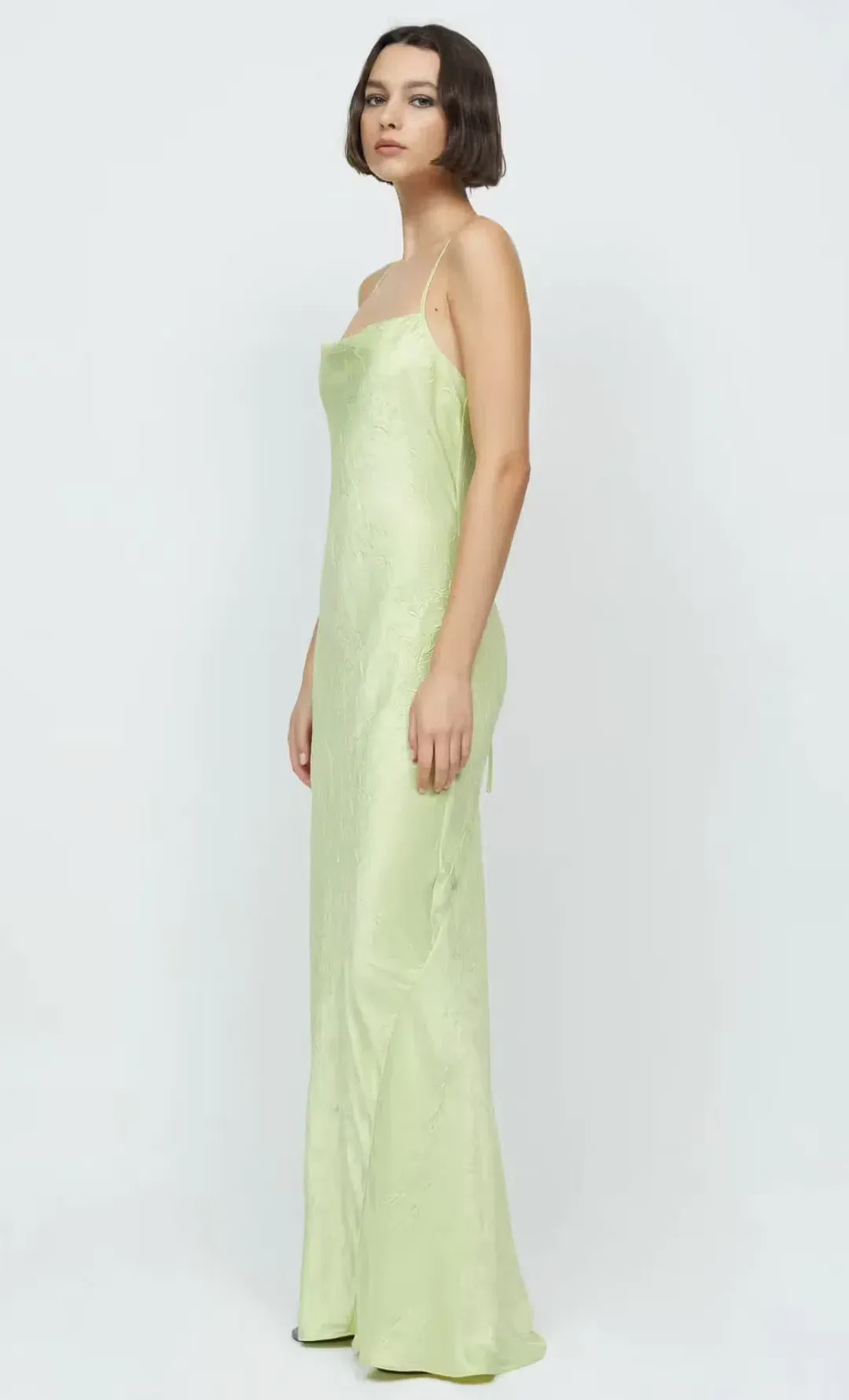 Bec & Bridge Lani Maxi Dress Lime Green Size 6 for rent on The Volte - main image