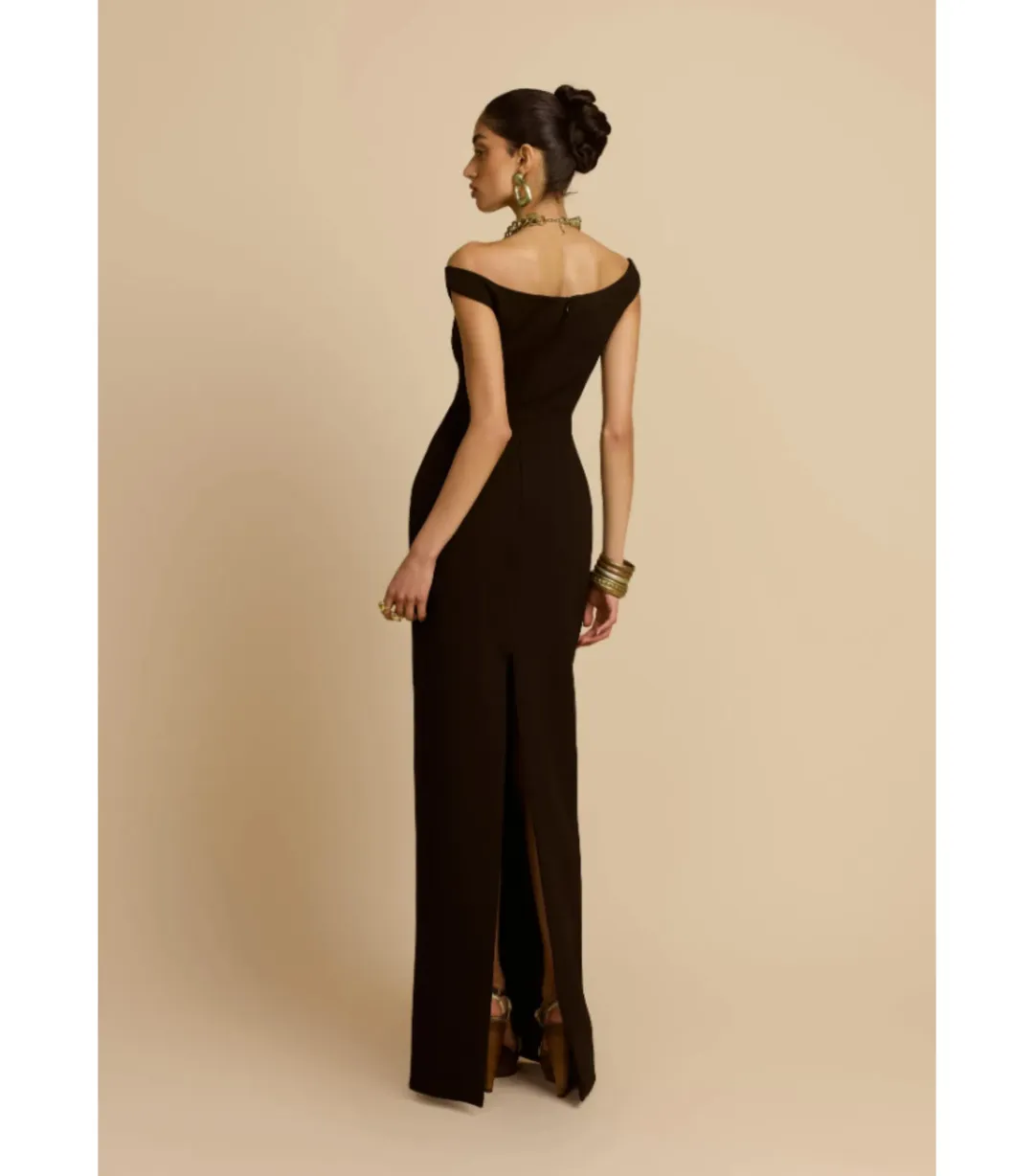 Arcina Ori Ellery Maxi Dress Black Size AU 8  for rent on The Volte - main image