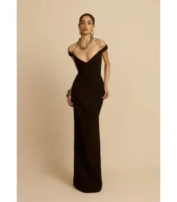 Arcina Ori Ellery Maxi Dress Black Size AU 8  for rent on The Volte - image 1
