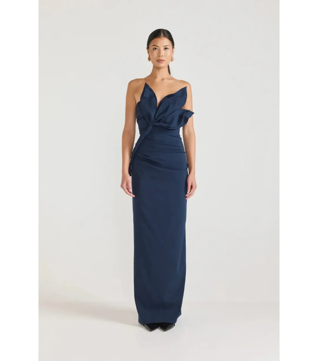 Tojha Zimran Maxi Dress in Navy Size AU 12 for rent on The Volte - main image