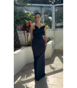 Tojha Zimran Maxi Dress in Navy Size AU 12 for rent on The Volte - image 6