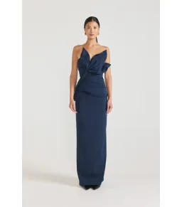 Tojha Zimran Maxi Dress in Navy Size AU 10 for rent on The Volte - image 1