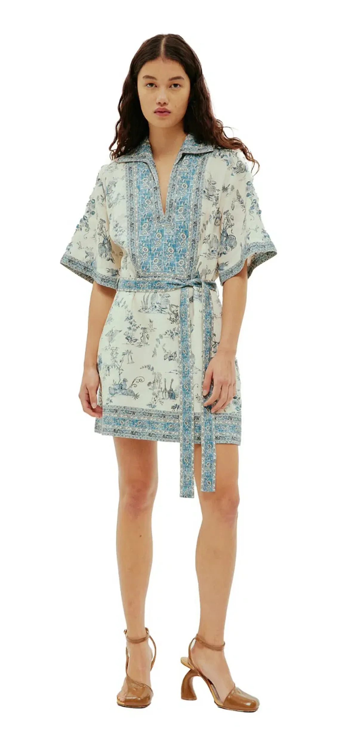 Alemais Casa Mini Dress - size 10 for rent on The Volte - main image