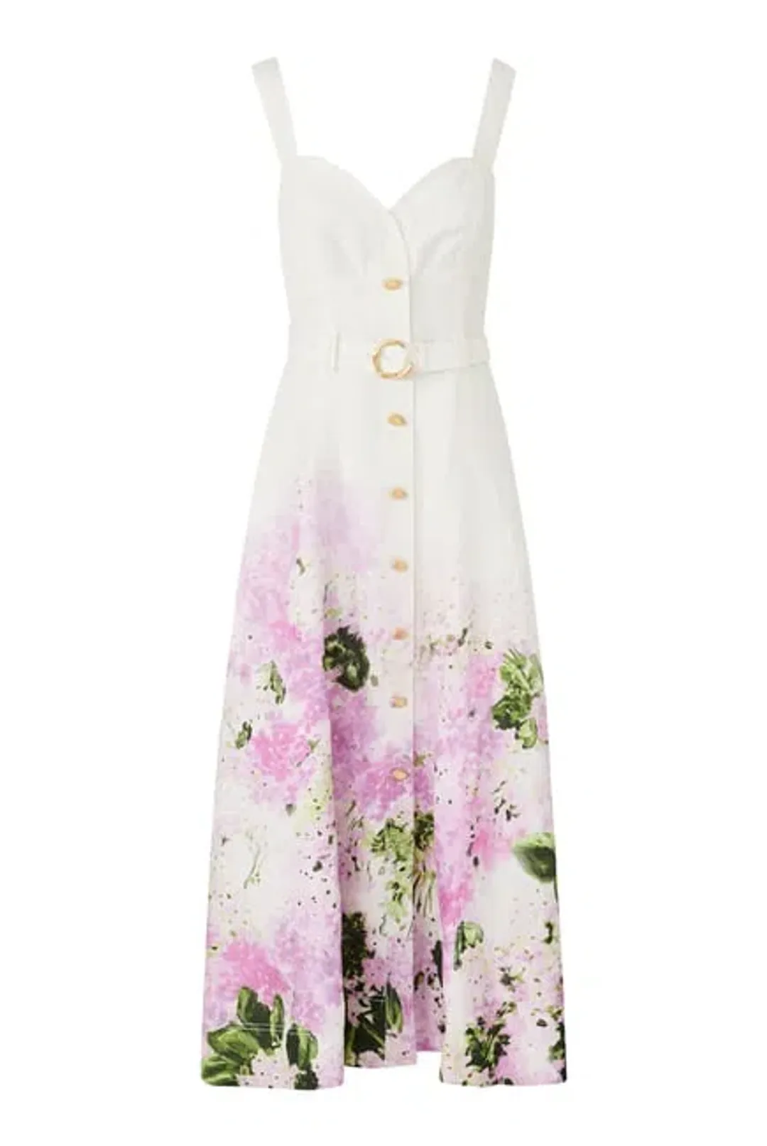 Aje Eartha Midi Dress In Pink Hydrangea Size 8 for rent on The Volte - main image