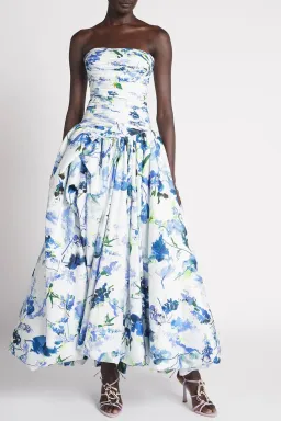 Aje Violette Bubble Hem Maxi Dress Lavenders of Provence Size 12 for rent on The Volte - image 4