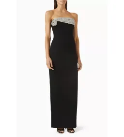 Rachel Gilbert Charlotte Dress Black Size 14 for rent on The Volte - image 1