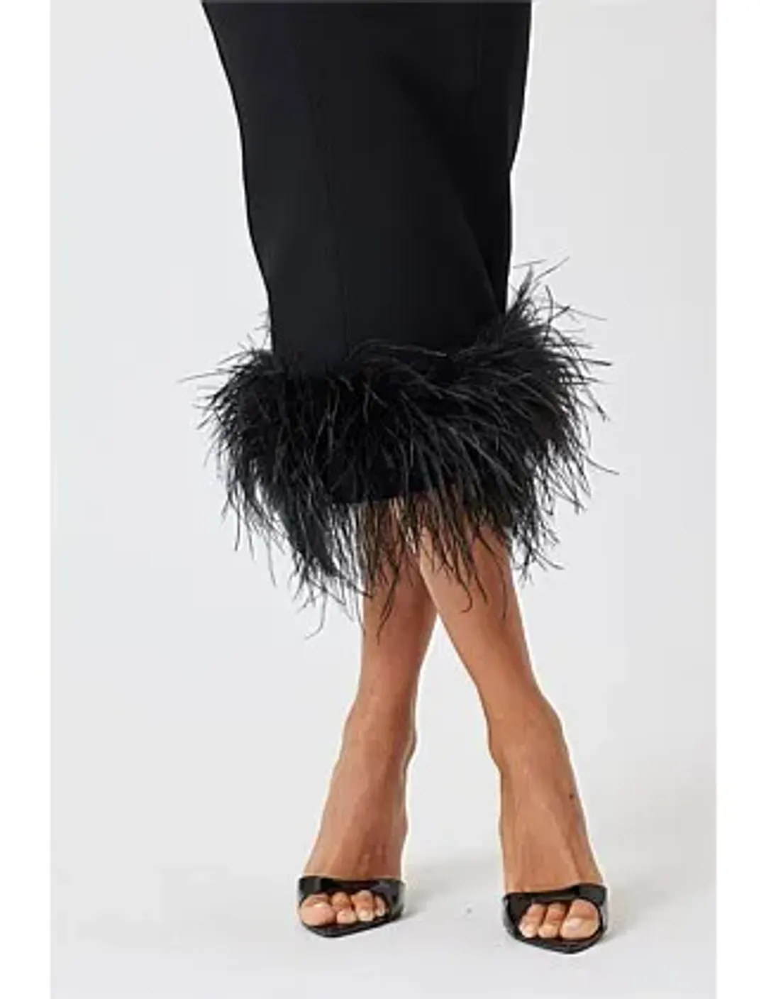 Bianca & Bridgett Arianna Midi Dress Black Size 10 for rent on The Volte - main image