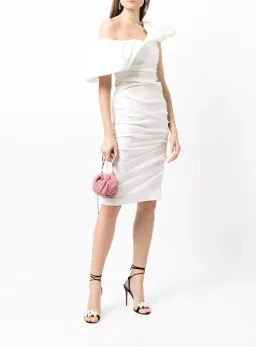 Rachel Gilbert Frey Dress White Size 0/AU6 for rent on The Volte - image 2