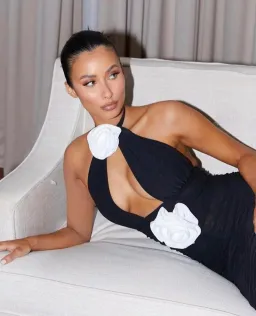 Eliya The Label Alanna Dress Black Size XL/AU 14  for rent on The Volte - image 7