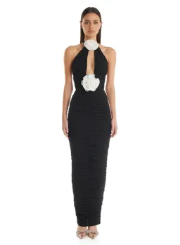Eliya The Label Alanna Dress Black Size XL for rent on The Volte - image 2