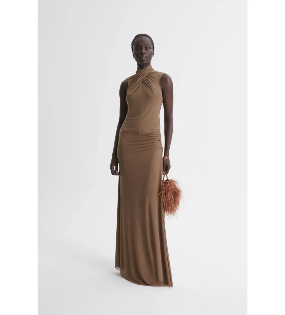 Scanlan Theodore Mesh Set in Caramel Size 6 for rent on The Volte - main image