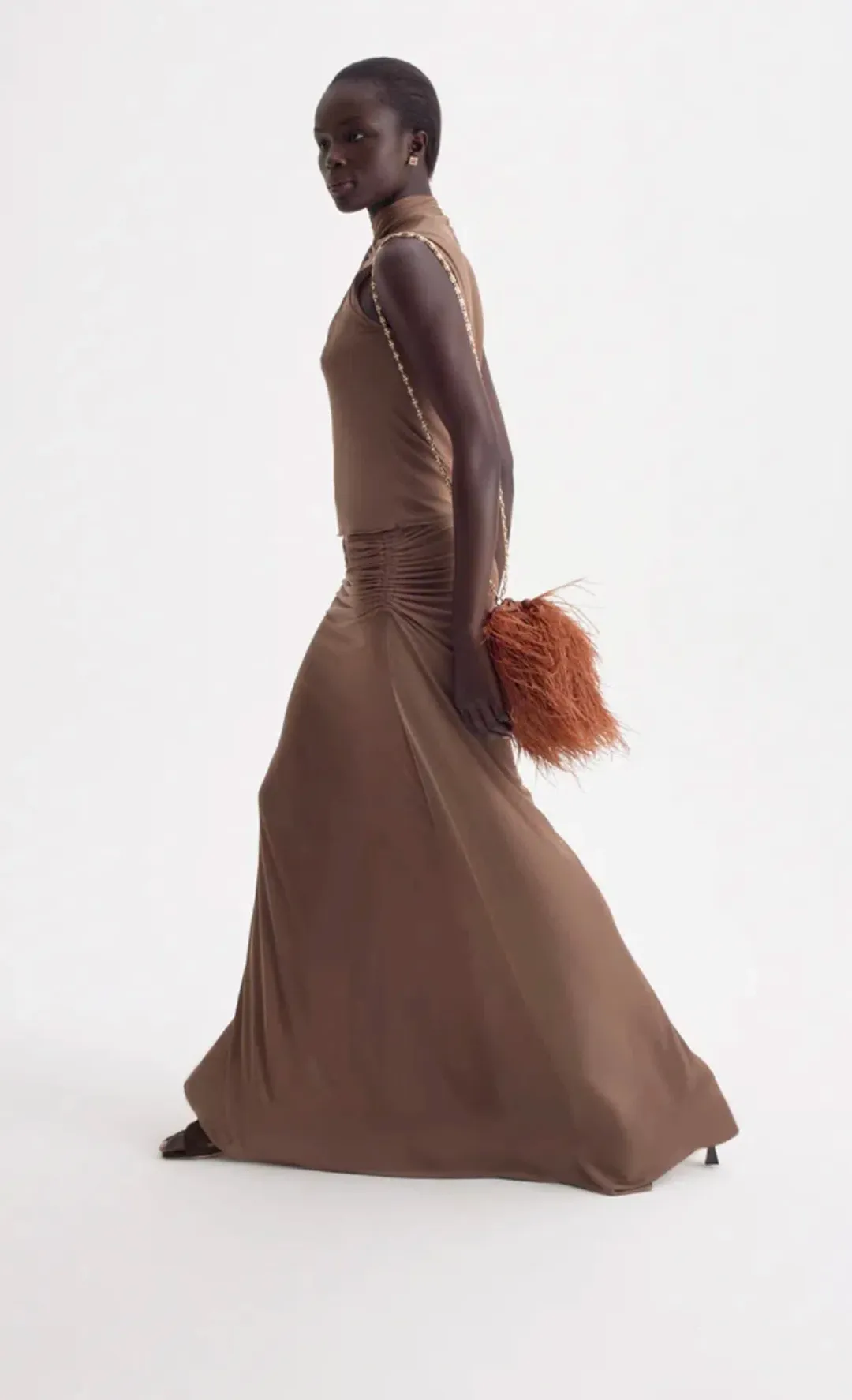 Scanlan Theodore Mesh Set in Caramel Size 6 for rent on The Volte - main image