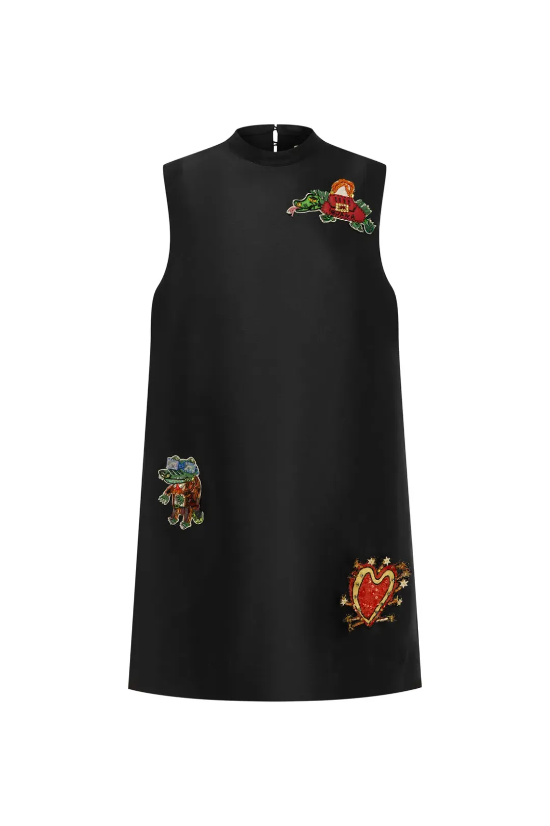 Alemais Ginger Embellished Mini Dress Black Size AU 14 for rent on The Volte - main image