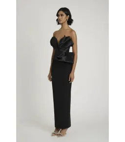 Eliya The Label Auri Maxi Gown Black Size XS / AU 6  for rent on The Volte - image 2
