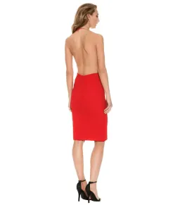 Natalie Rolt Mila Midi Dress in Rust Size AU 10 for rent on The Volte - image 2